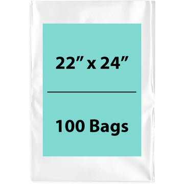 Clear Poly Bags Flat 1.5 Mil Size: 22 inch (width) X 24 inch(Height)